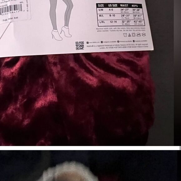 Beautiful soft velvety memoi leggings - Picture 6 of 7